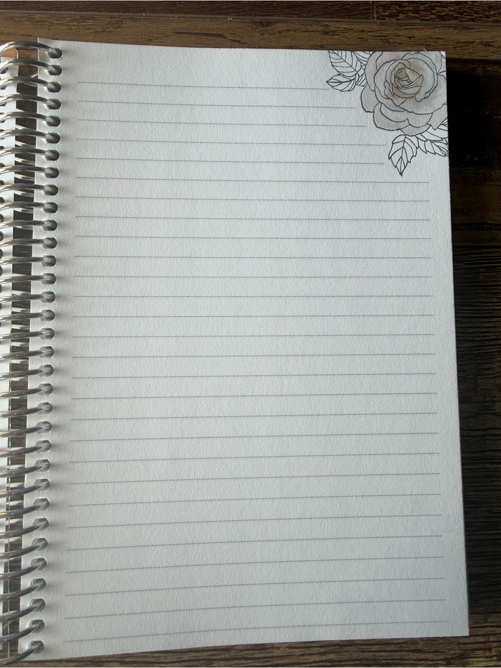 Erin Condren A5 TakeNote Notebook — White, Cream & Lavender Floral - Picture 5 of 7